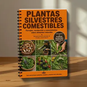Edible Wild Plants Guide, Foraging and Survival Handbook, Essential Knowledge for Outdoor Enthusiasts, Learn About Safe Foods in Nature