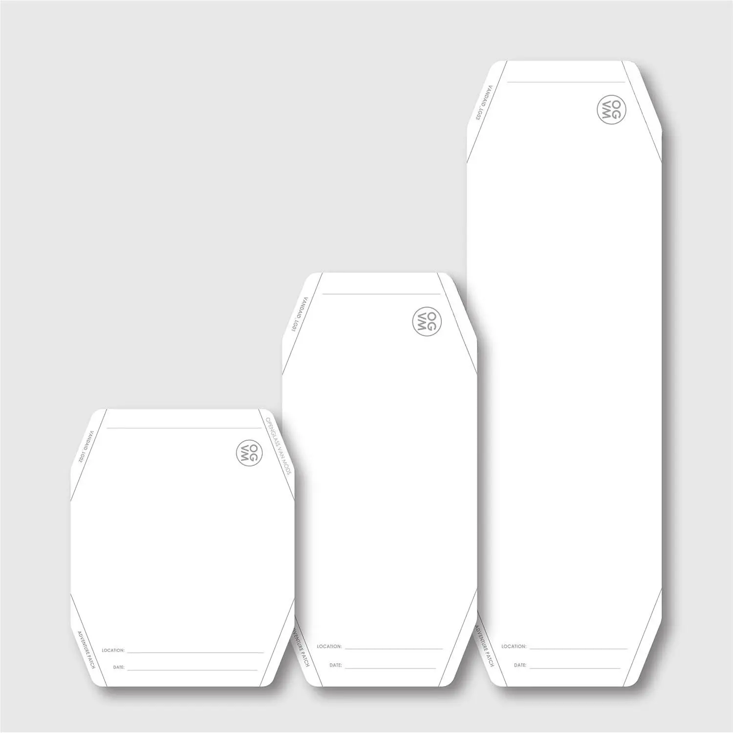 Van Mods - Vandaid Adventure Patches (White, 3 Pack) - Automotive Scratch and Dent Cover,  Rust Patch &  Scratch Repair
