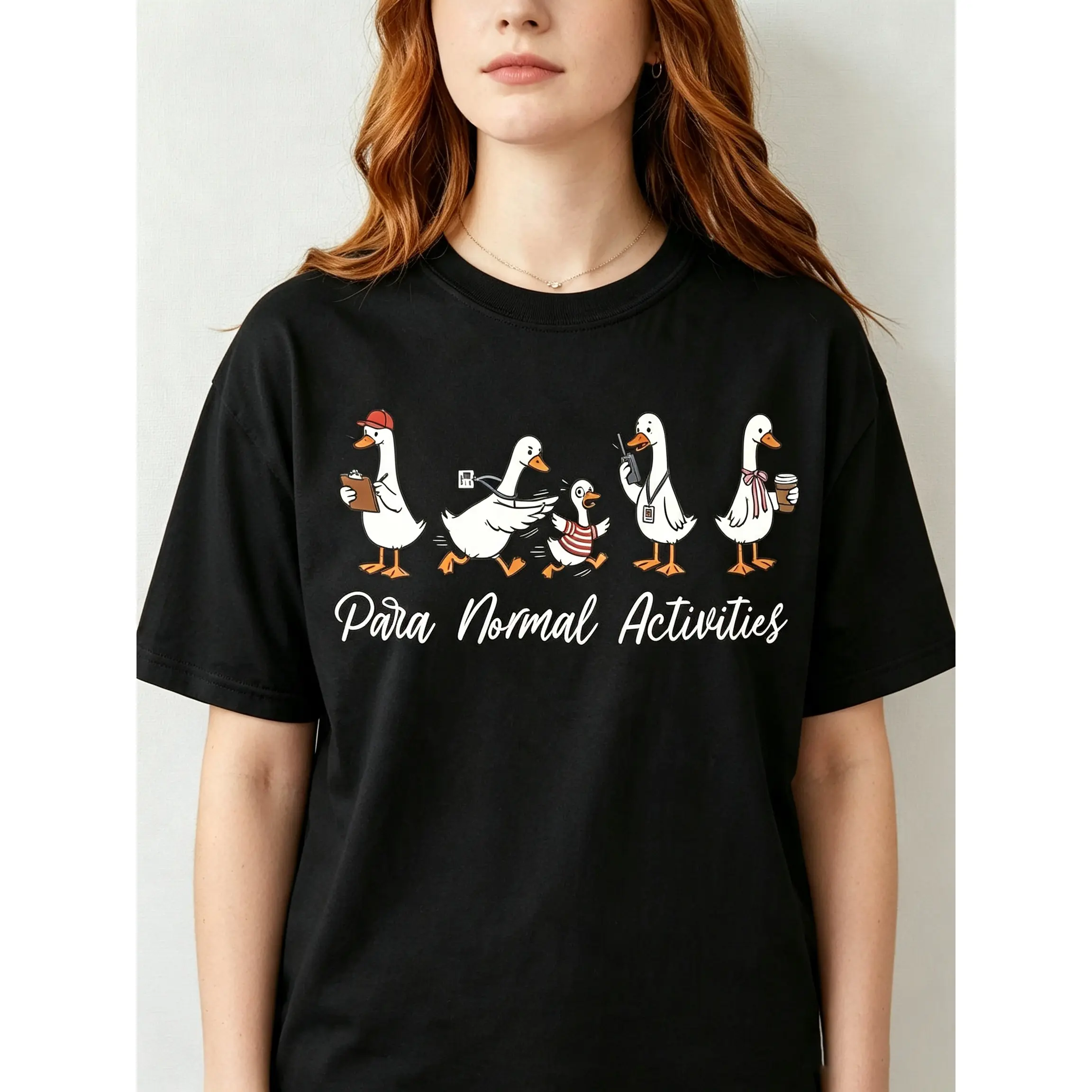 Paraprofessional Silly Goose T-Shirt, Para Normal Activities, SpEd RBT Teacher Aide Gift