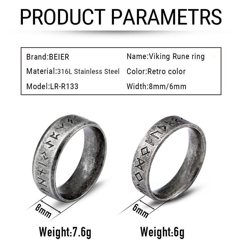 Beier 316L Stainless Steel Odin Norse Viking Amulet Rune Me Beier 316L Stainless Steel Odin Norse Viking Amulet Rune Me