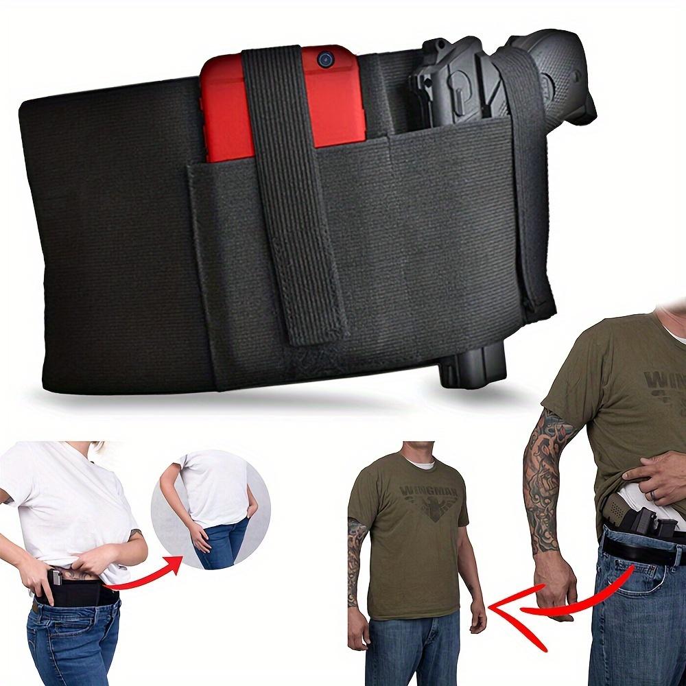 Concealed Carry Belly Band Holster, Left/Right Hand Holster, With Magazine Pouch
