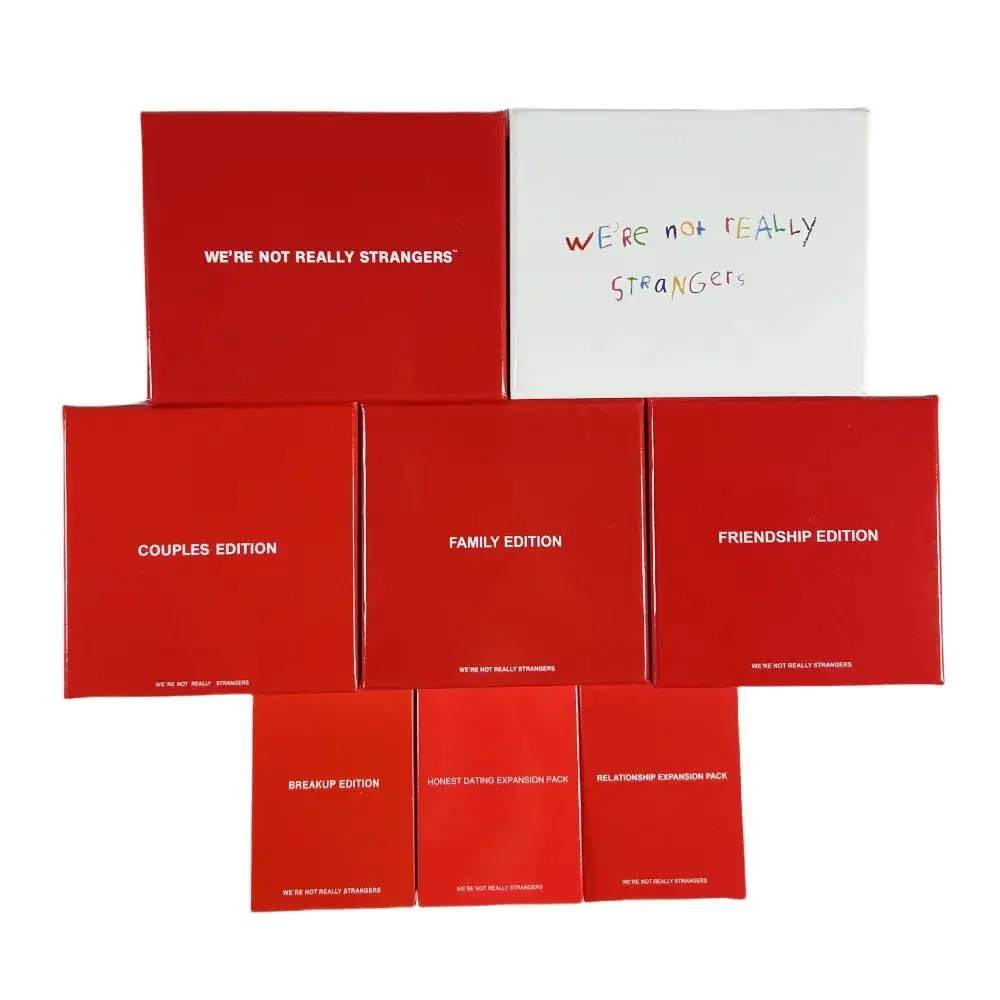 We're Not Really Strangers Interactive Adult Card Game - Family & Couples Edition with Best Friend Cards, Party Game for Anniversary, Birthday, Graduation  (Including Butter Squishy Toy Accent) dad daughter favor gift sister long battery life