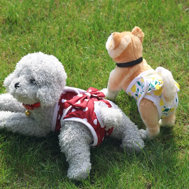 Pet dog physiological pants teddy safety sanitary pants menstrual pants female dog menstrual products underwear