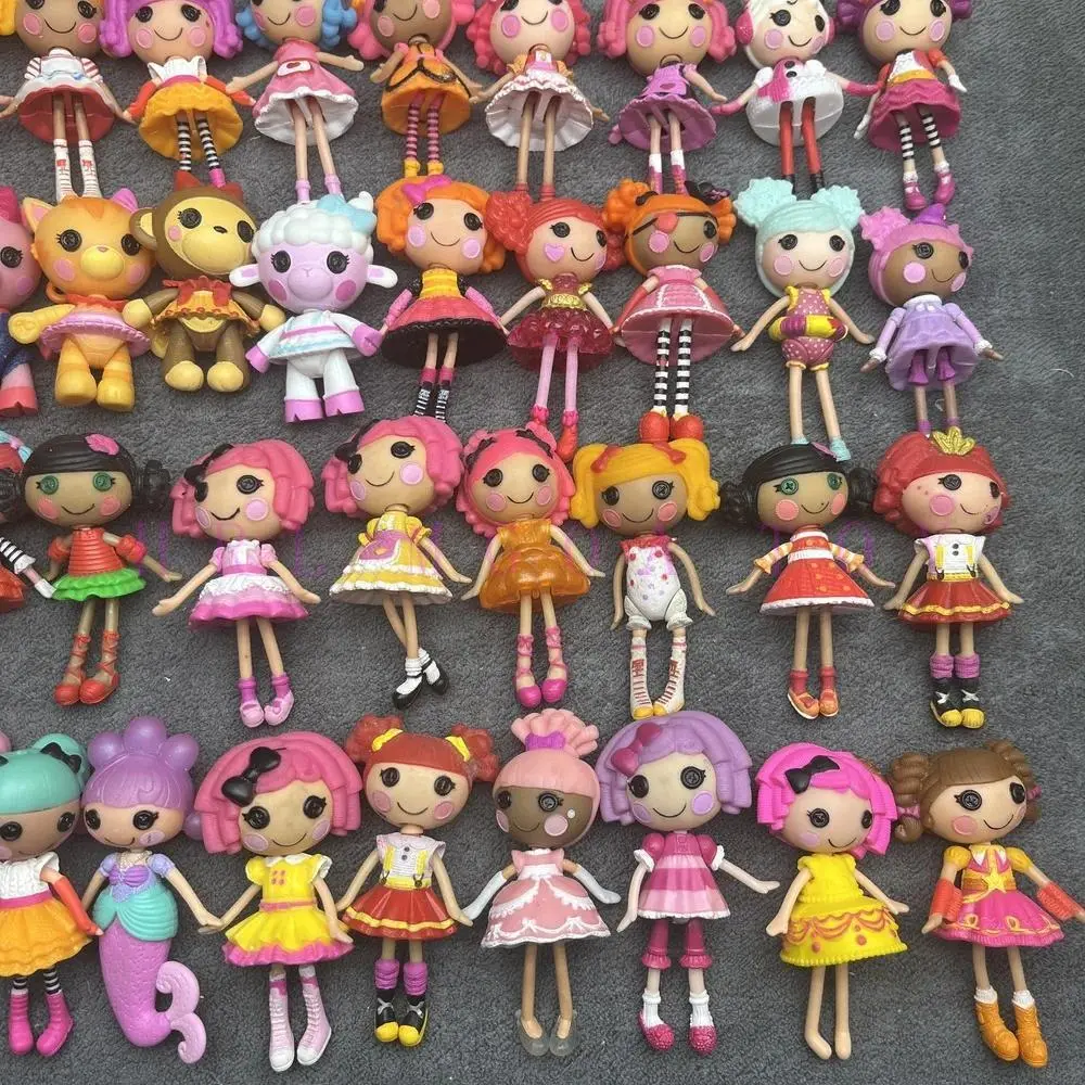 Original 8-10cm Can Choose Lalaloopsy Little Sister and Pet Dolls PVC Girls' Holiday Gift Collection Pvc Toys
