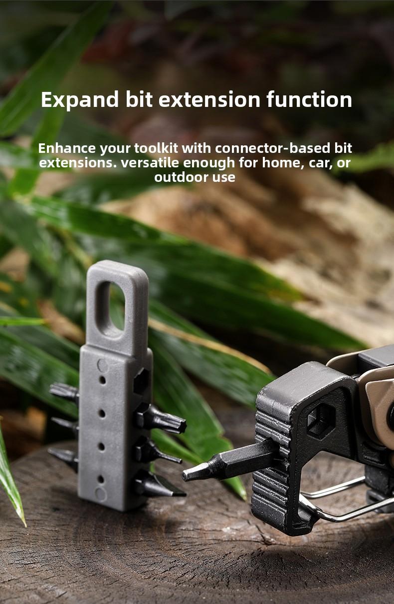 25-in-1 Multifunctional Survival  Pliers - Stainless Steel Outdoor Camping  with Fire Starter, Screwdriver Bits & Safety Whistle for Emergency & Daily Use micro  tech   tenable   gerber     men sharp surgical carbon steel  blade camping knives