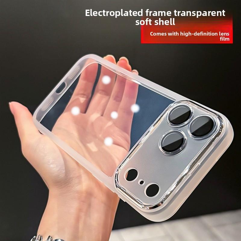 Transparent Soft Case for IP17ProMax Ultra-Thin Cooling Flex Cover 16/15/14/13Pro Protective Phone Case with Camera Protection and Precise Cutouts