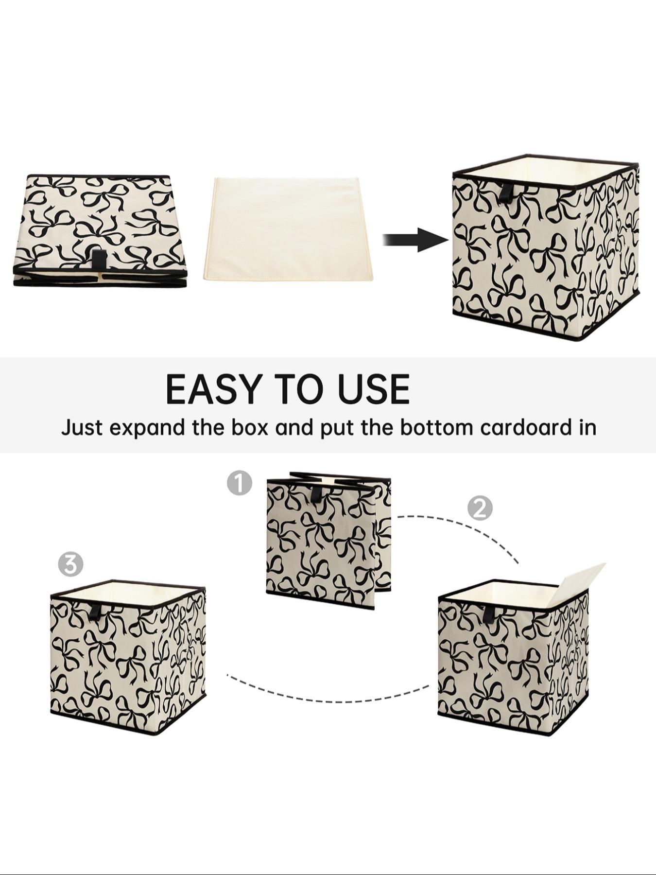 Butterfly Pattern Open Storage Box, Stackable Drawer Organizer, Durable Multi-Functional Design for Home Dorm Room Organization, Space Saving Organizer