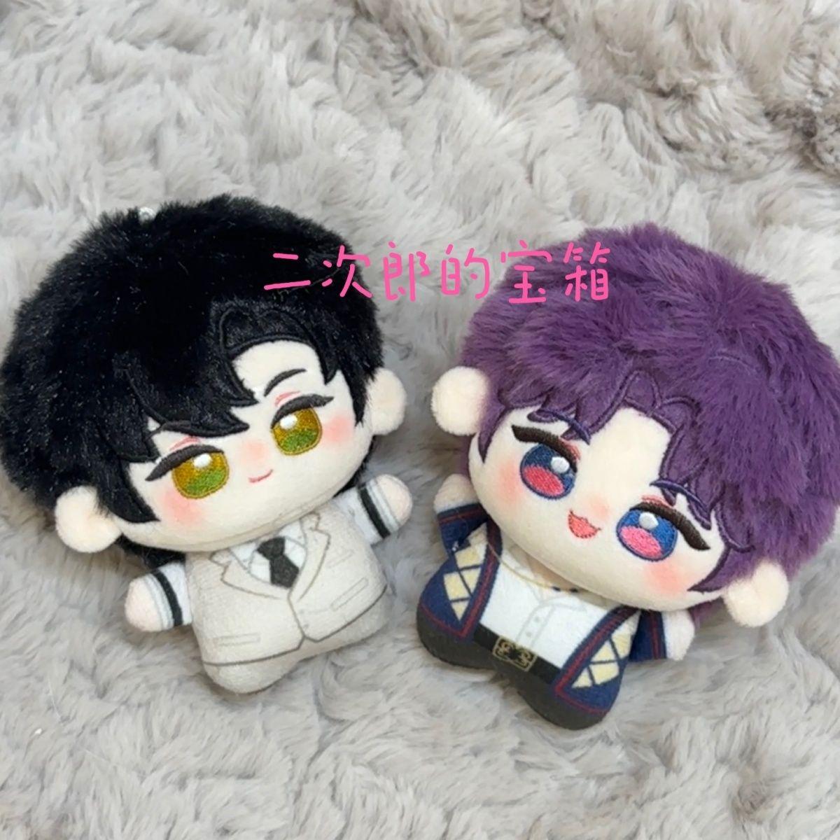 10cm Love And Deepspace Plush Rafayel Xavier Stuffed Plush Printed Body Figurine Statue Model Collection Decoration Kid Toy Gift