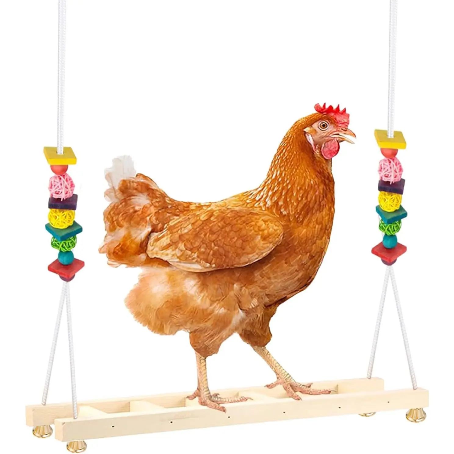 Chicken Coop Swings, Outdoor Poultry Exercise Perch for , Roosters