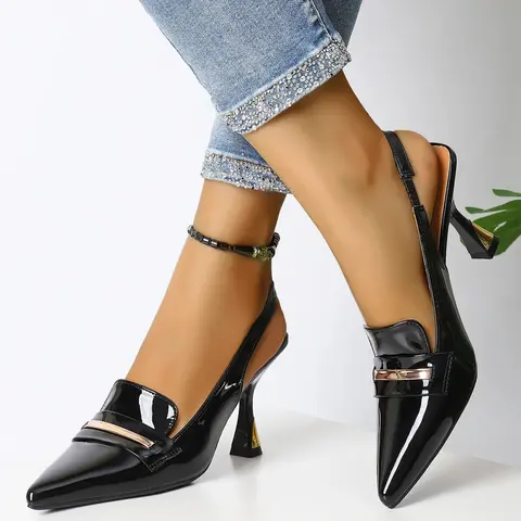 Women's Fashionable Summer Solid Color Stiletto Heels, Elegant Pointed Toe High Heels for Party, Daily Wear for Women & Girls, Elegant Party Shoes Footwear, Classic Elegant Footwear, Elegant Stylish Footwear