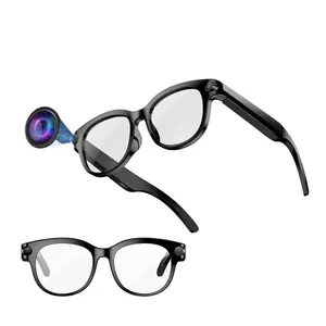 Bluetooth Smart Glasses for Sports Video Recording,2MP Anti-Shake Camera,Hands-free Video Recording ,39G Lightweight ,290Mah Battery ,2Lenses Sports Glasses ,Support AI Translation, Voice Assistant, Bluetooth Calling ,Music Control