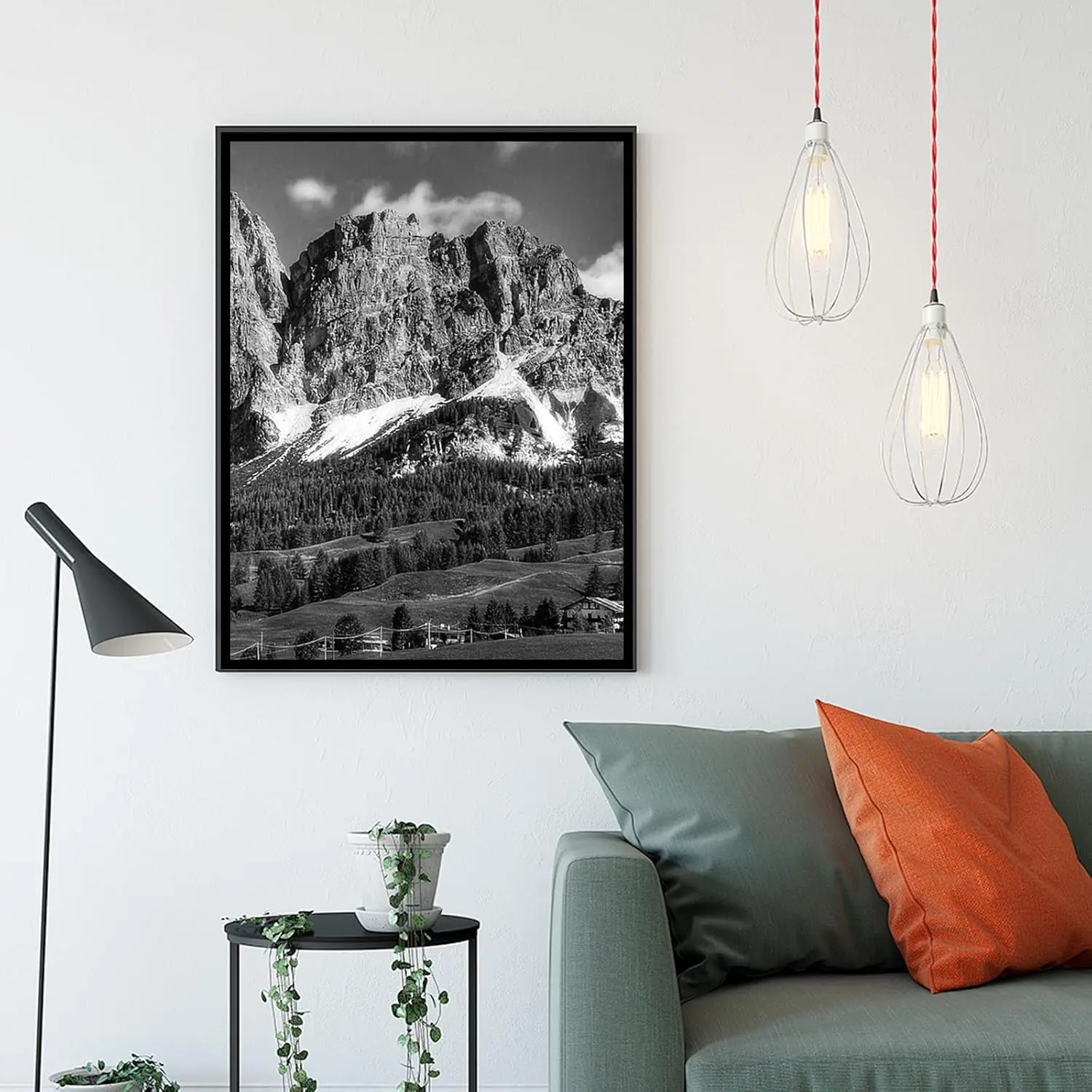 24x36 Black Wood Poster Frame with Plexiglass Horizontal and Vertical Formats Wall Hanging for Picture Display Set of 3