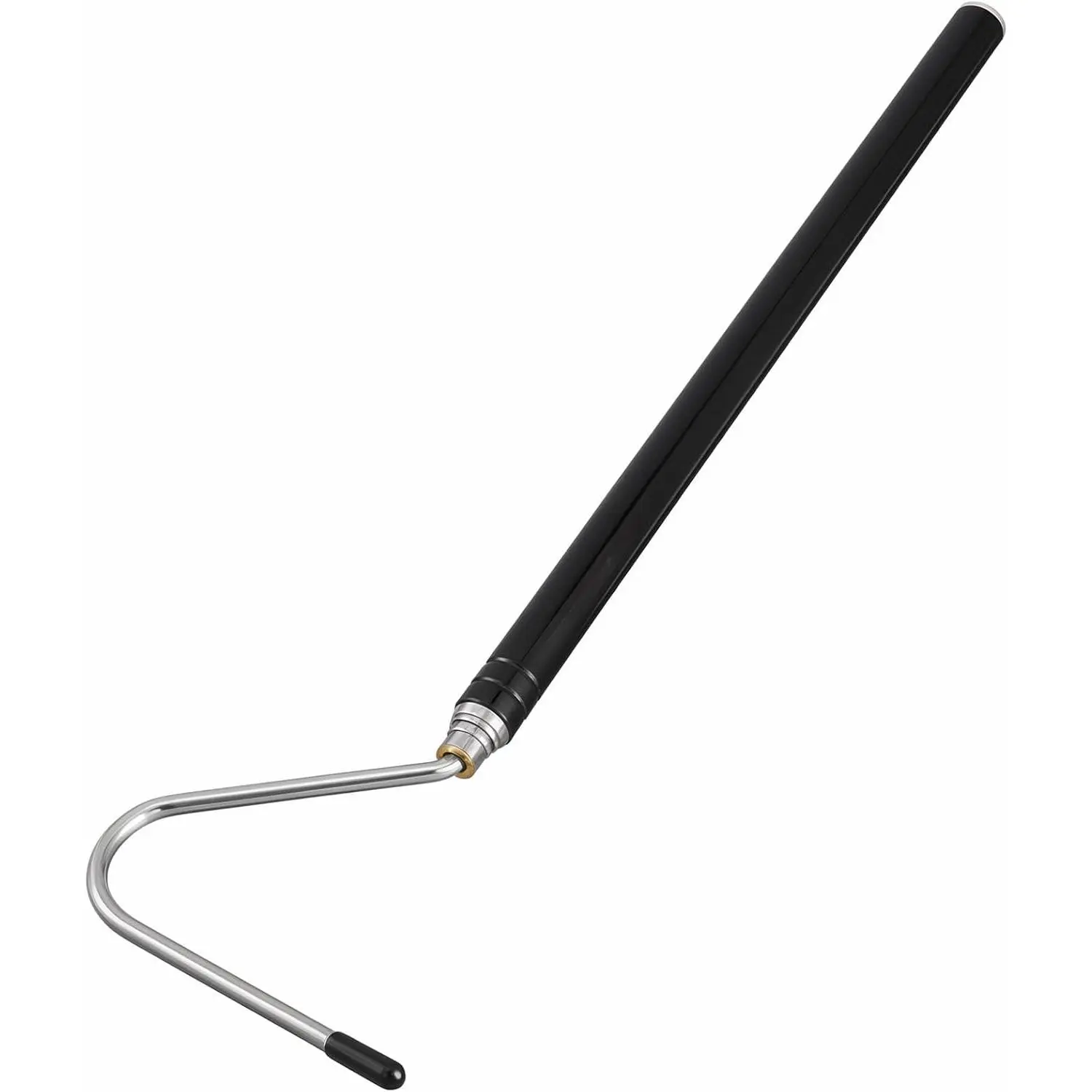 40 Inch Snake Hook Stainless Steel Extensible Retractable Grappling Hook Pick-Up Handling Tool Pool Skimmer Basket Hooks