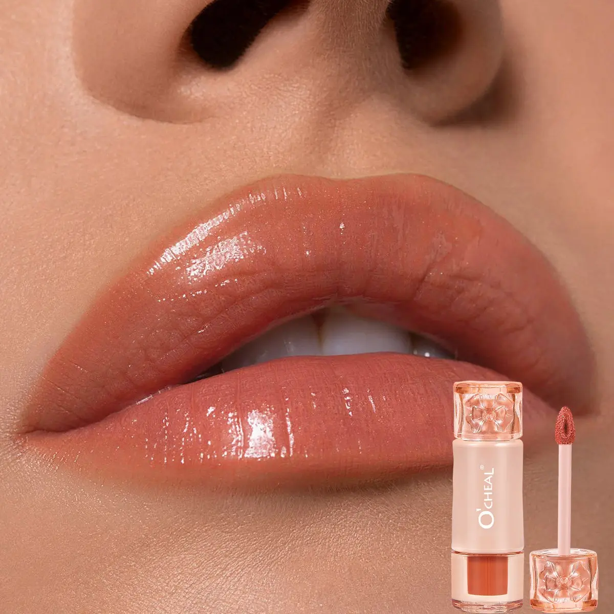 3D Water Gloss Lip Gloss, Mirror Finish Lip Glitter, Hydrating Liquid Lip Color, Long-Lasting High Shine Glossy, Non-Sticky Lip Makeup