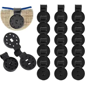 50 Pack Shade Cloth Clips, Sun Shade Net Clip, Fabric Clips, Round Plastic Heavy Duty Lock Grip for Anti Bird Netting, Gardening & Windproof Awning Clamp