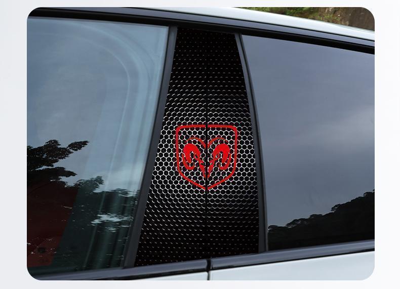 Car Middle Column Creative Sticker For Dodge Durango Charger Ram 1500 Nitro Scratch Protection Decorative Paster Car Supplies