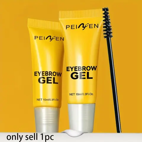PEIYEN Eyebrow Trimmer Gel, Eyebrow Makeup Gel, Waterproof, Fast-Drying and Long-Lasting, with Brush for Natural-Looking Feathered Brows, Suitable for All Skin Types