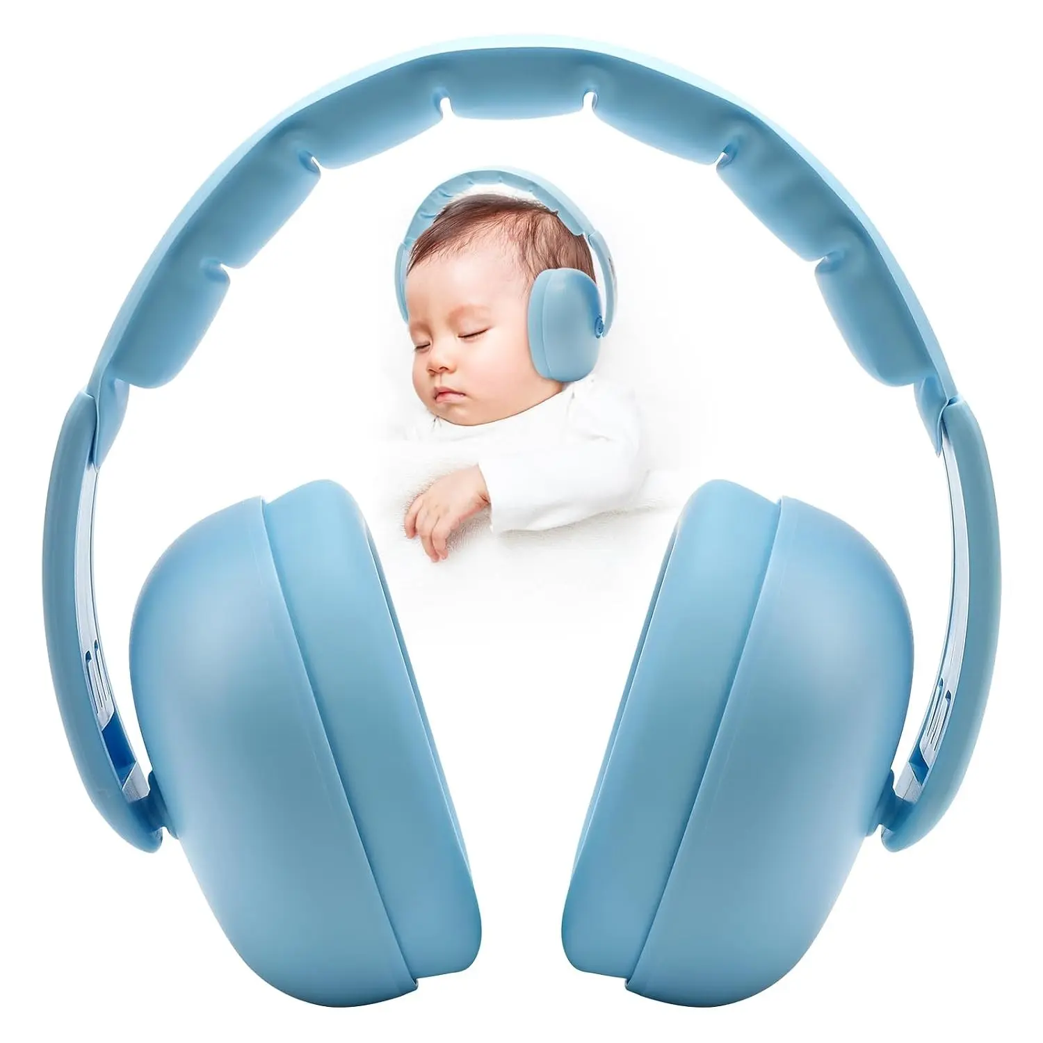Baby Headphones for Noise Protection - Upgraded Friendly Version - Infant Ear Muffs - Toddler Noise Cancelling Headphones - Baby Ear Protection for 3 Months to 3 Years(Gift)