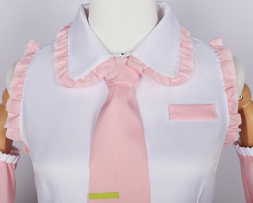 Pink Cosplay Costume Performance Suit Cos Suit Mi ku Regular C Suit Wig Cosplay Girls Spring Sakura Cherry Mi ku