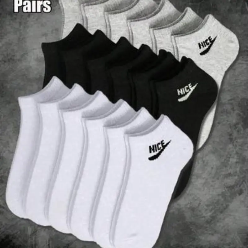 15 Pairs Unisex Breathable Crew Socks, Solid Color Alphabet Design, Ideal for All Seasons, Daily and Outdoor Wear