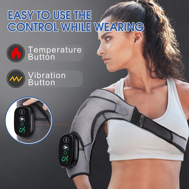 Electric Shoulder, Heating Vibration Massager, Shoulder Massager for Back & Neck, Back Massager, Fascia Release for Neck and Shoulder, Body Care Products, Shoulder Protection