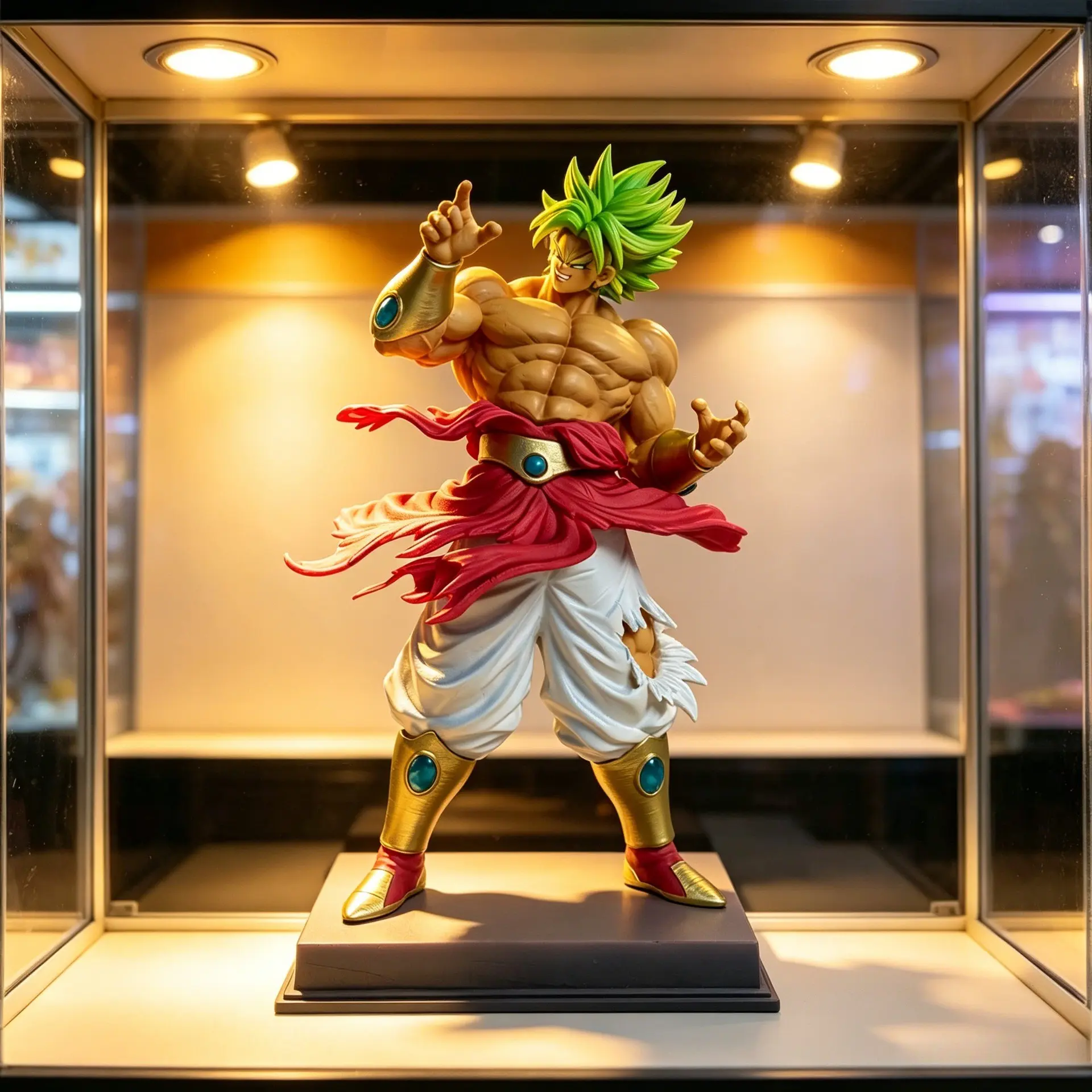 Dragon Ball Broly Gk Super Saiyan Statue, Anime Collectible Figure, Desktop Model, Trendy Toy, Perfect for Fans and Collectors