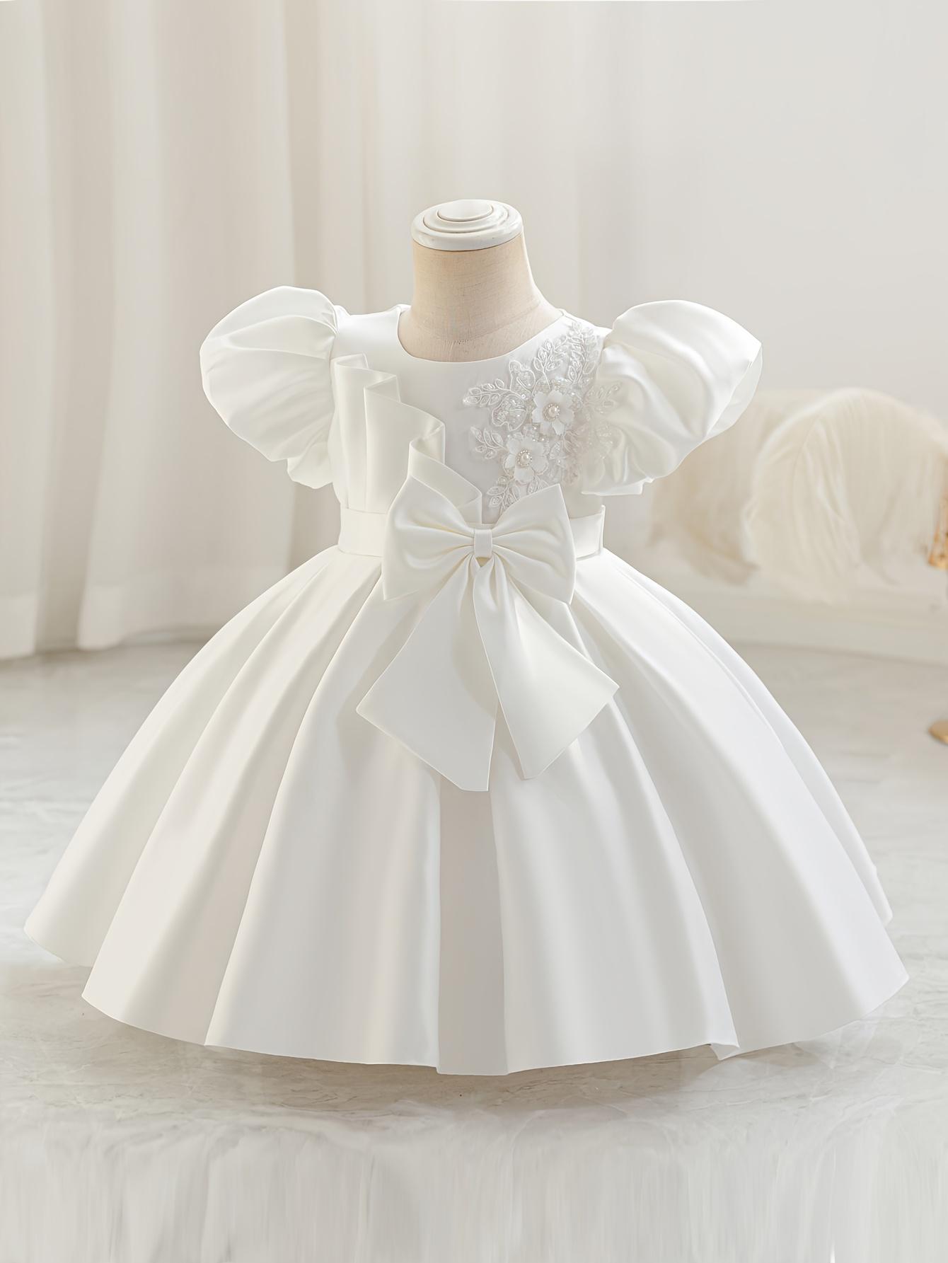 Girls' Birthday Princess Party dress - Soft Pink Formal gown with flared skirt, Non-Stretchy Birthday, Christmas,, Girl Dres, Pink Dres, Elegant Dress Girl, Princess Dress Girl, Pink Dress Girl