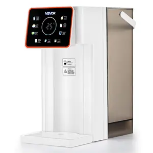 VEVOR Instant Hot Water Dispenser, Countertop Boiling Water Dispenser with Adjustable 6 Temperatures 7 Water Volumes, 101oz Removable Water Tank, Quick Heating with Touchscreen Child Lock for Home