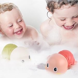 Bath Toys, 2 Pack Swimming Baby Bath Toys for Toddler, Preschool Toddler New Born Infant Water Pool Toys