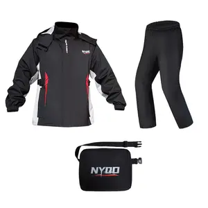 Full Body Raincoat and Rainpants Suit for Rainstorm Prevention, Reflective Design for Electric Bicycle and Motorcycle Riding, Ideal for Takeaway Delivery
