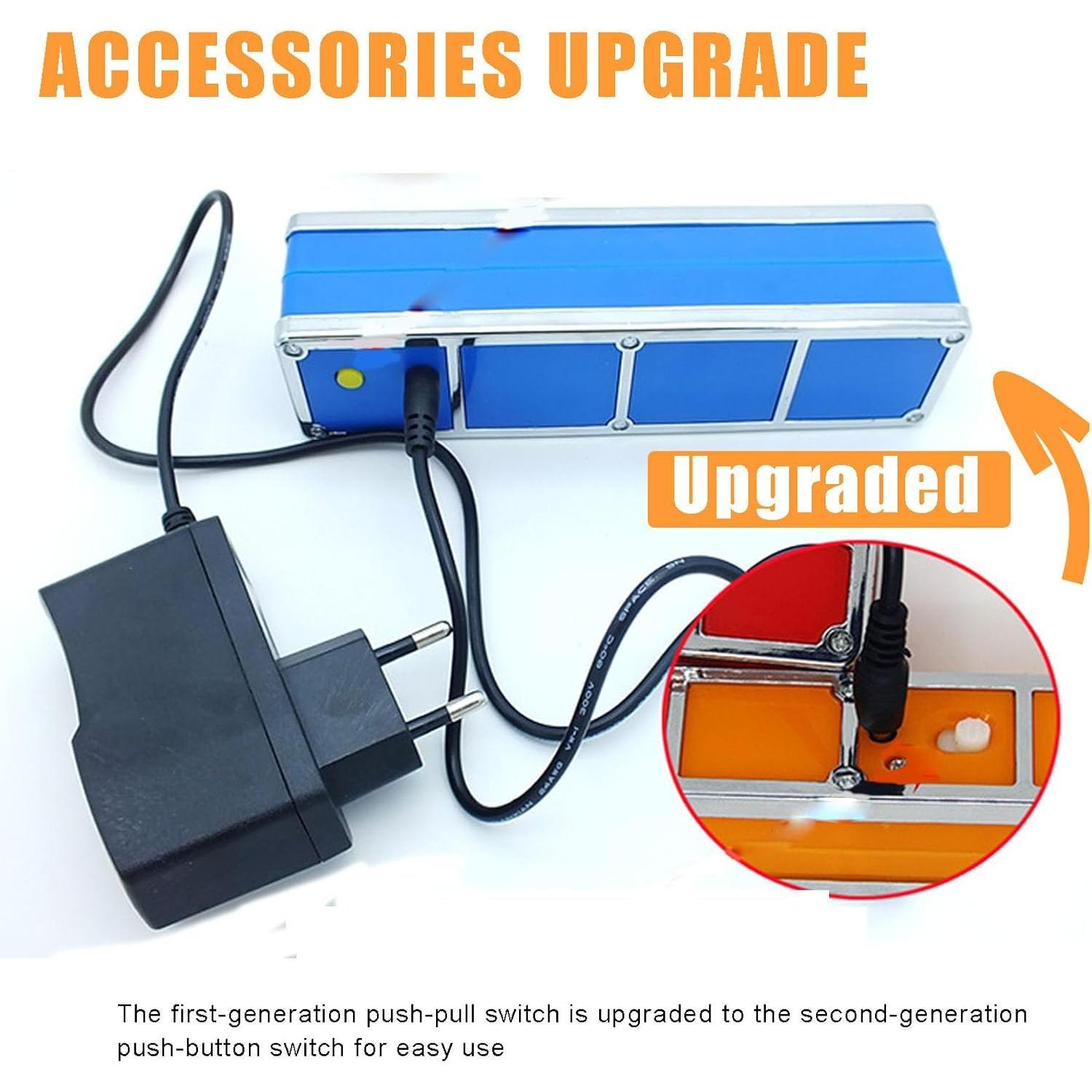 Night Light for   Upgrades DIY Stackable LED 3D Puzzles Night Lamp Lights 7 Colors  Night Lights Interlocking Induction Nightlights Novelty Tangram Lights Birthday Gifts for Teen ( Plug)