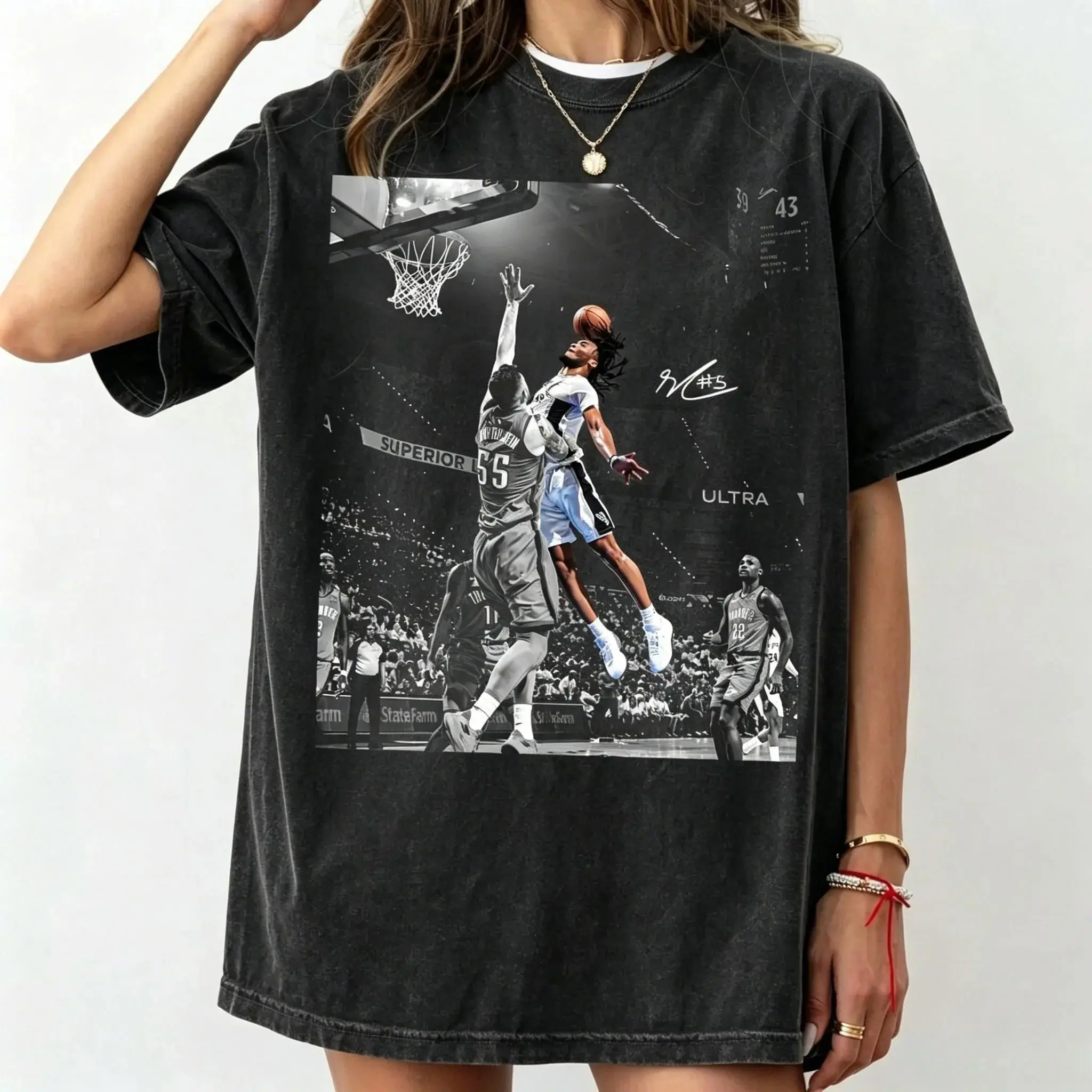 Stephon Castle Dunk Shirt | Spurs Basketball Fan Tee #Spurs #StephonCastle #BasketballShirt #SportsTee