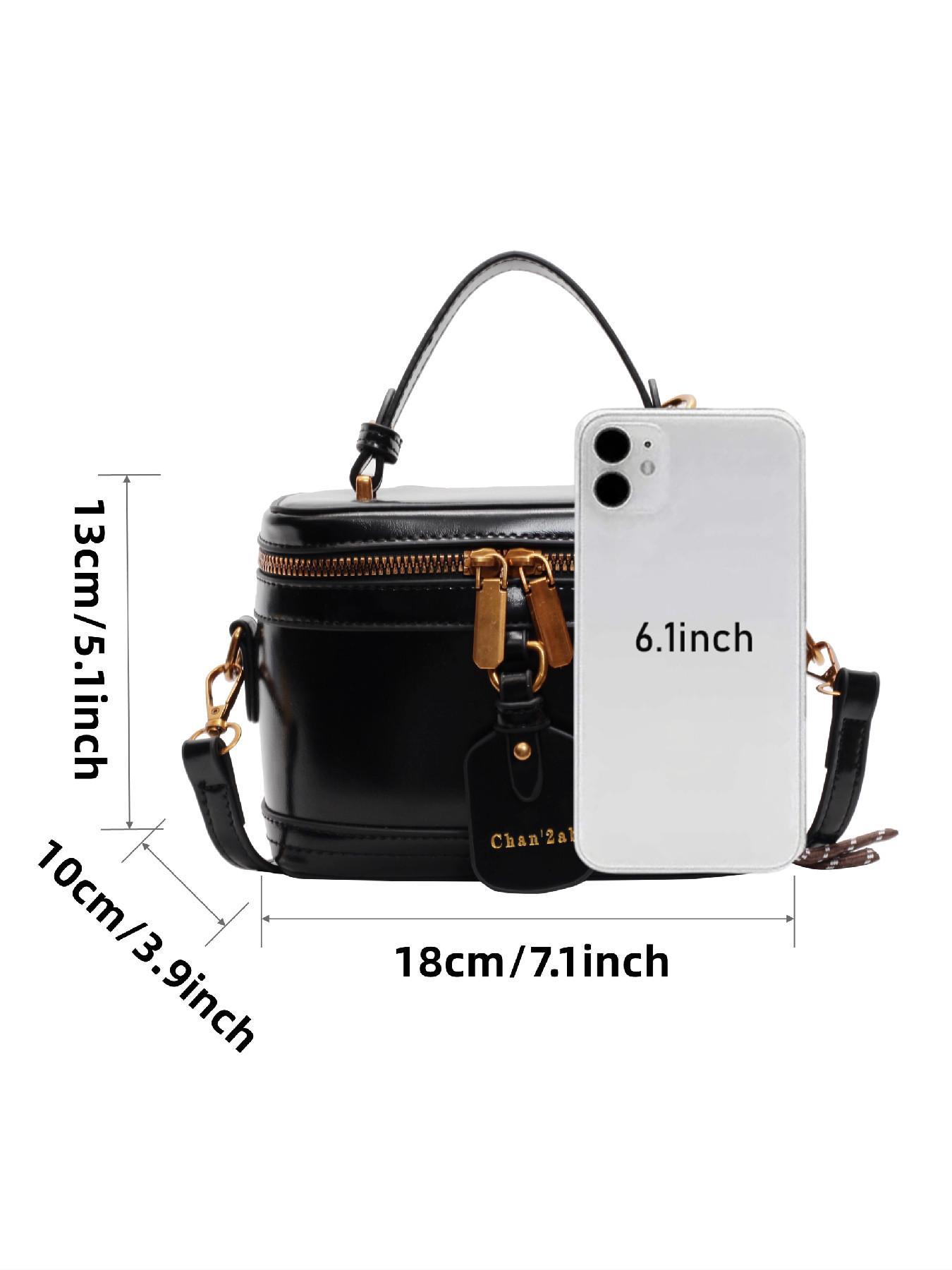 Women's Fashionable Solid Color Handbag, Casual Versatile Shoulder Bag for Daily Used, Trendy All-match Commuter Bag, Handbag Shoulder Purse