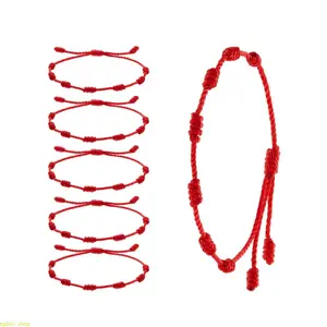 Solid Braided Knot Boho Bracelet, Adjustable String Jewelry for Men-Women, Cute Trendy Classic Fashion Accessory for Daily Decoration-Casual Outfits, Bracelets