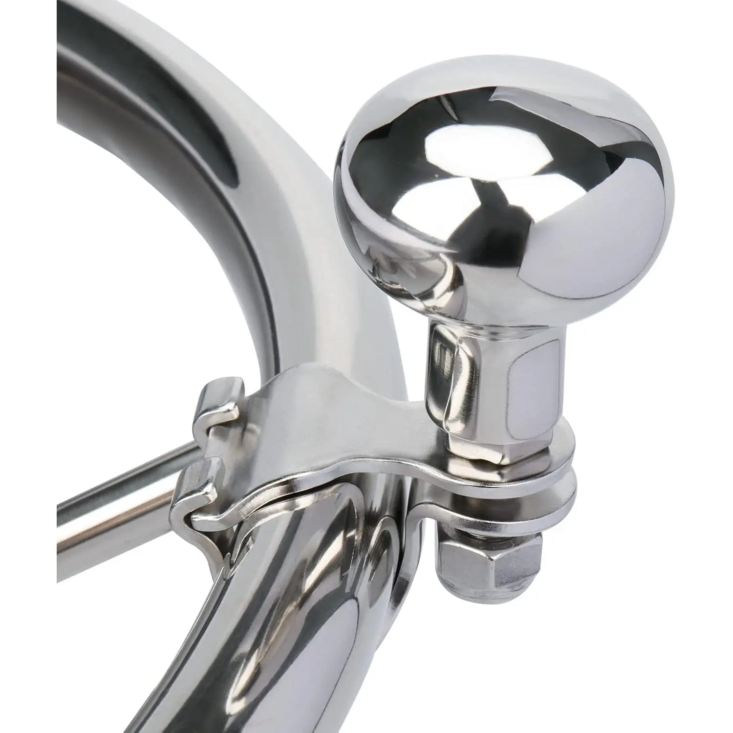 316 Stainless Steel Small Boat Steering Wheel Knob Spinner Suicide Knob for Pontoon Boats Yachts
