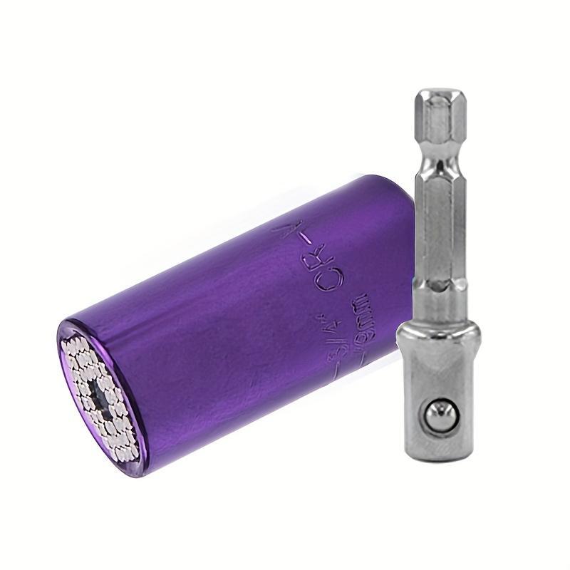 Super Universal Socket Tool, 1 Count Socket Set with Power Drill Adapter, Cool Stuff Gadgets for Men Women Birthday Gift for Dad Fathers Husband