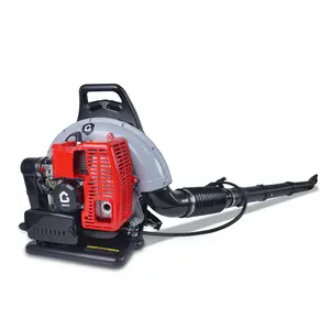 Backpack Leaf Blower 52cc/66cc Gas Powered, 780-880 CFM, 270-320 MPH, 2-Cycle Heavy Duty for Lawn Care – Orange/Red