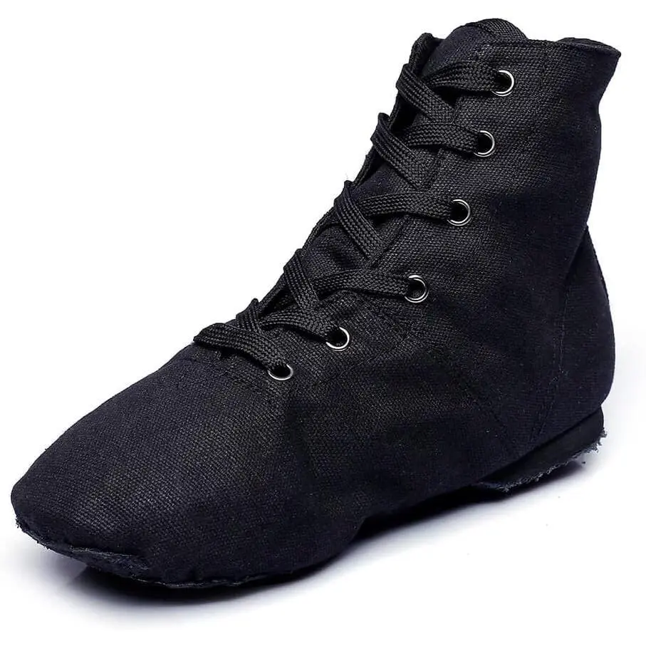 Jazz Dance Shoes for Girls Lace-up Dancing Ballet Boots Sneakers for BoysGift.