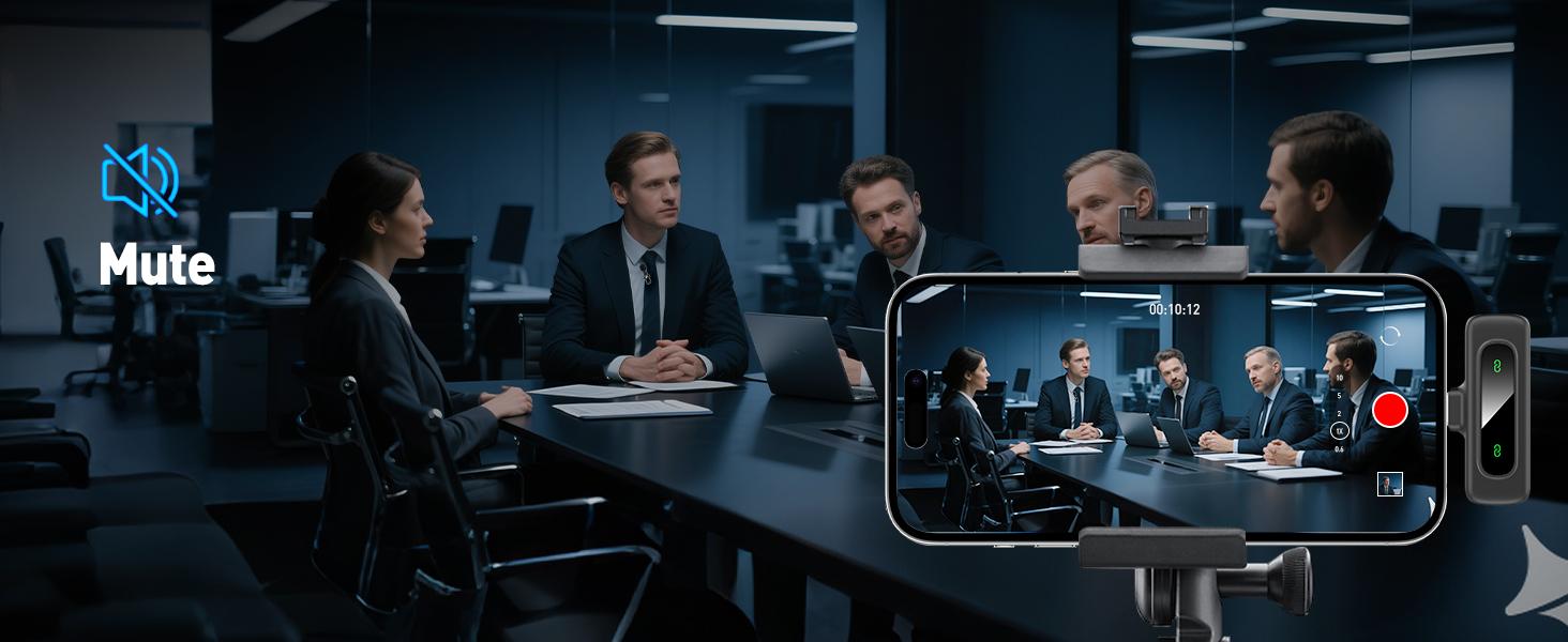 Mini Wireless Lavalier Microphone for iPhone and Android, Lapel Mic with Magnetic Clip-on for Video Recording, Lav Mic with LED Display for Podcasting, Vlogging, Content Creation and Interviews Mini Wireless Lavalier Microphone for iPhone and Android, Lapel Mic with Magnetic Clip-on for Video Recording, Lav Mic with LED Display for Podcasting, Vlogging, Content Creation and Interviews