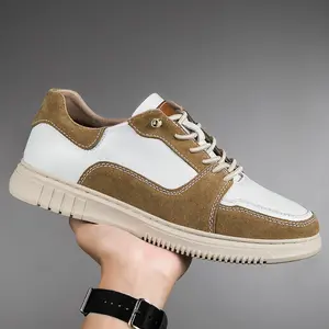 BDHJYDB Men's Soft-Soled Sneakers - Breathable Minimalist Low-Top Lace-Up Shoes with Round Toe & Sole, Lightweight Cushioned Sole Suitable for Casual, Outdoor,, - - Versatile Streetwear Athletic Footwear