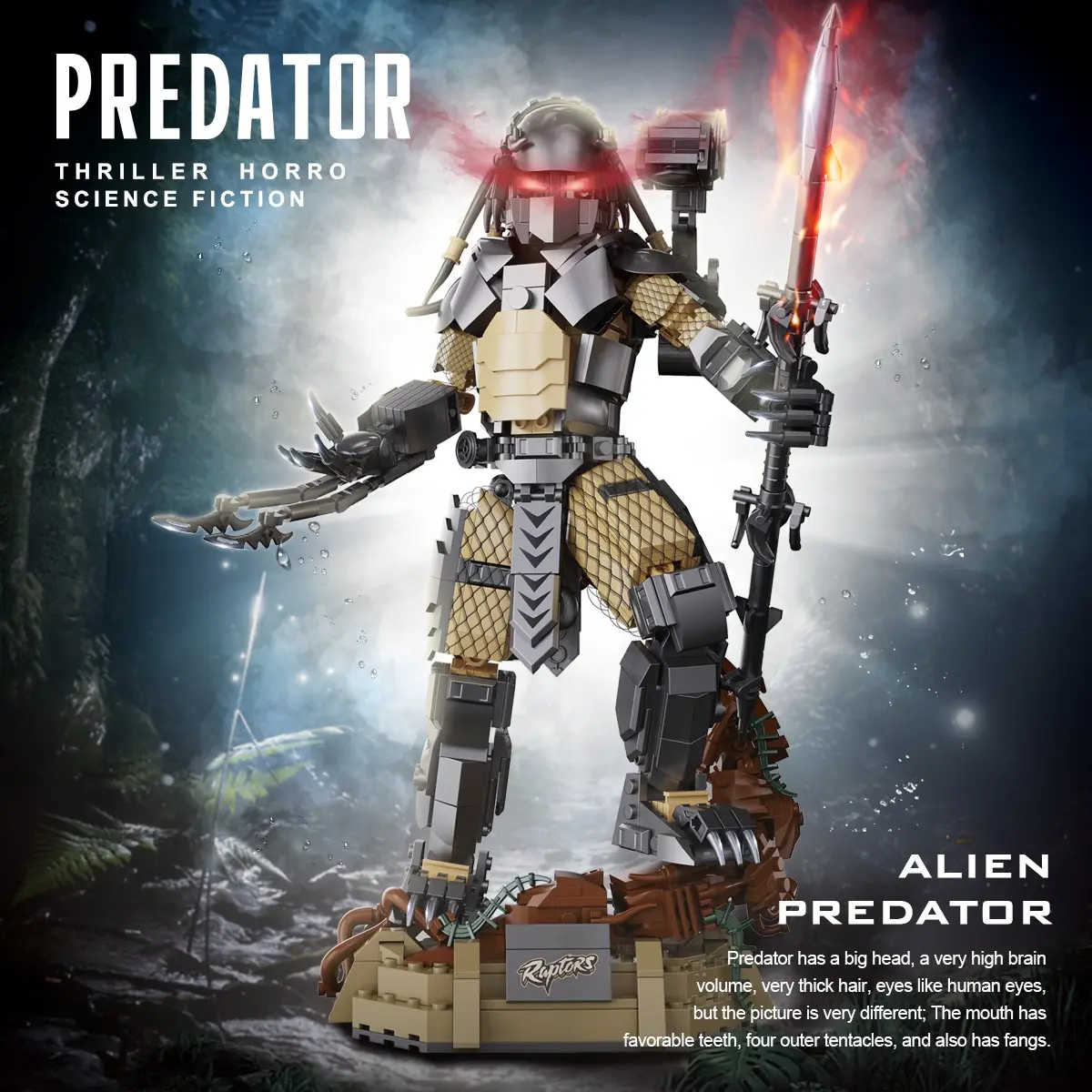 978pcs Alien Robot Building Blocks Toy, Suitable for Ages 8 ...