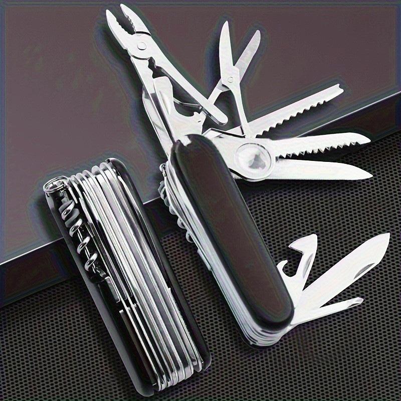 Vevor Multifunctional Folding Knife 17 in 1 Portable Outdoor Utility Knife Sharp Mini Pocket Knife for Camping Survival EDC Tools Set