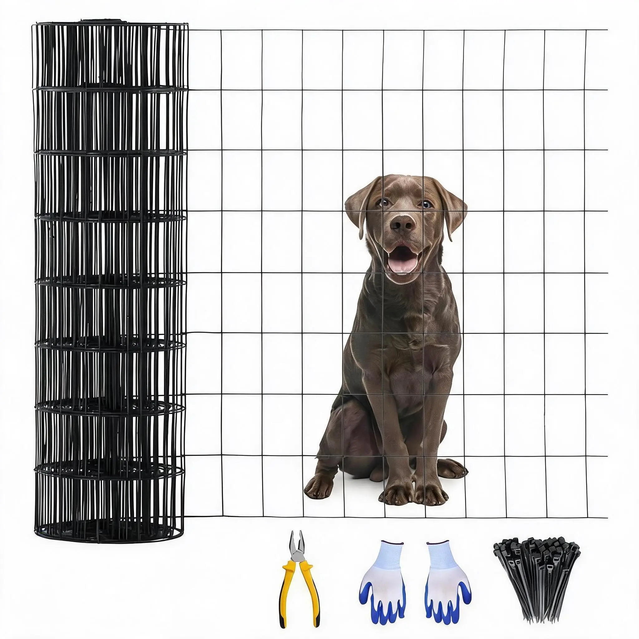 Garvee Wire Mesh Fencing Heavy-Duty Galvanized Welded Garden Fence