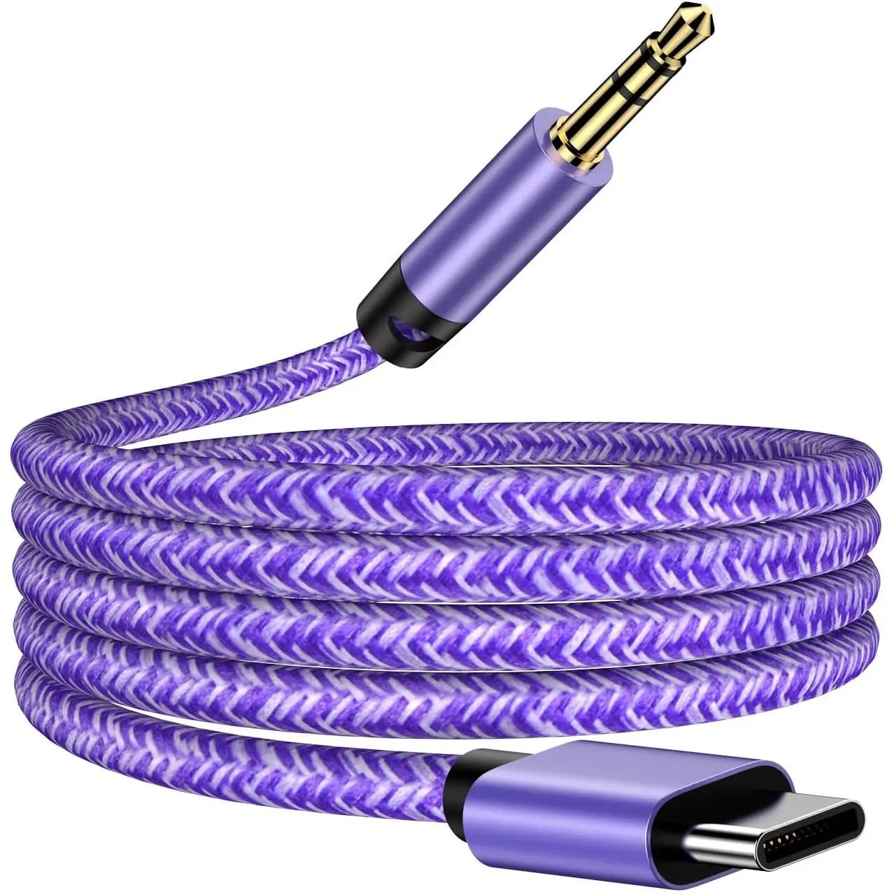 Audio Aux  Stereo Jack  3.3ft USB Type C to 3.5mm Headphone Jack Adapter Dongle Cord for Galaxy S26 Ultra S26+ A17 A26 A36 A56 S25 Ultra S25 Plus S24 Ultra S23 FE A16 A15 A55 A35 A32