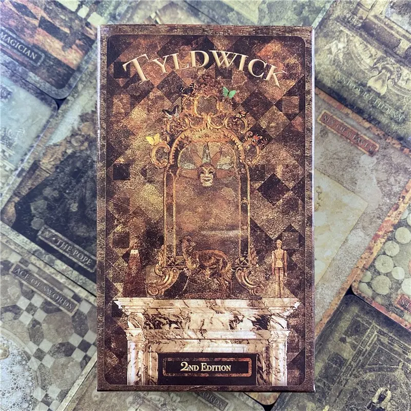 Tyldwick Tarot Deck, 78 Oracle Cards, Portable Fortune-Telling Game, Fun Multiplayer Activity, Perfect Gift for Holidays
