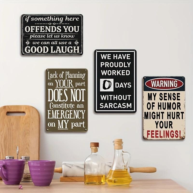 4pcs Sarcasm Mancave Metal Tin Signs - 12x8in Humorous Vintage Decor for Dorm Bar Cafe Iron Cubicle Wall Art Farmhouse Home Decor Beer Lover Creative Small Gift Signage Retro 20X30Cm 8X12 Inch 4pcs Sarcasm Mancave Metal Tin Signs - 12x8in Humorous Vintage Decor for Dorm Bar Cafe Iron Cubicle Wall Art Farmhouse Home Decor Beer Lover Creative Small Gift Signage Retro 20X30Cm 8X12 Inch