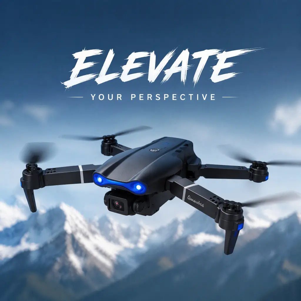 E99 Pro RC Flying Toy, Fixed Frame Outdoor Leisure Quadcopter for Casual Play, Remote Control Quadcopter, Beginner Quadcopter