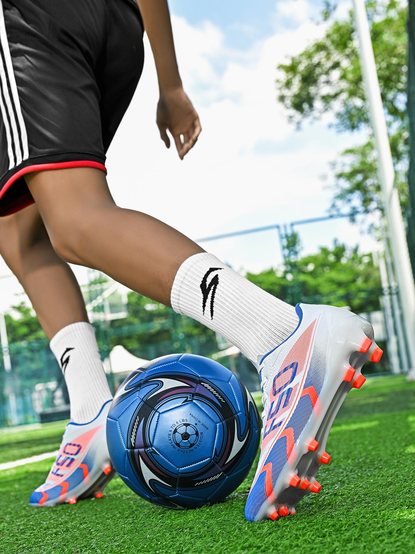 Men's Low Top Soccer Shoes Fg Ag Outdoor Sports All Season Breathable Anti-Slip Durable Professional Training Match Footwear