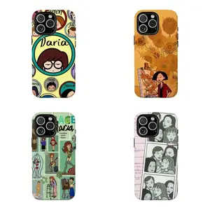 Retro Dalia Morgandorfer Phone Case - Iconic Cartoon Print Protective Case for iPhone 11–17 Pro Max/Plus Series and Samsung Galaxy S23–S25 Series, the perfect holiday gift.