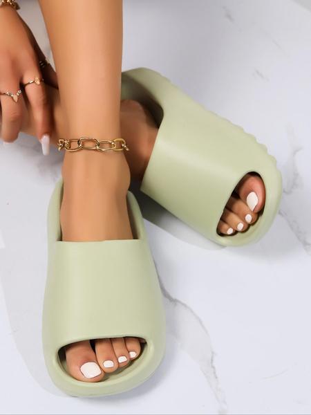 Unisex Non-Slip Bathroom Slippers, Casual Breathable Slides, Soft Cloud-Like Shoes for Men & Women, Comfortable Indoor Footwear for Home Use